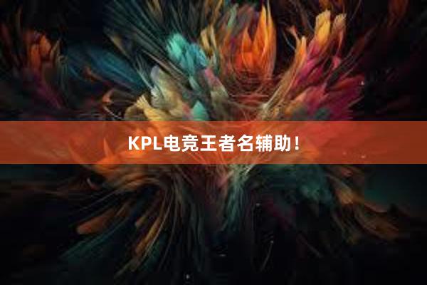 KPL电竞王者名辅助！